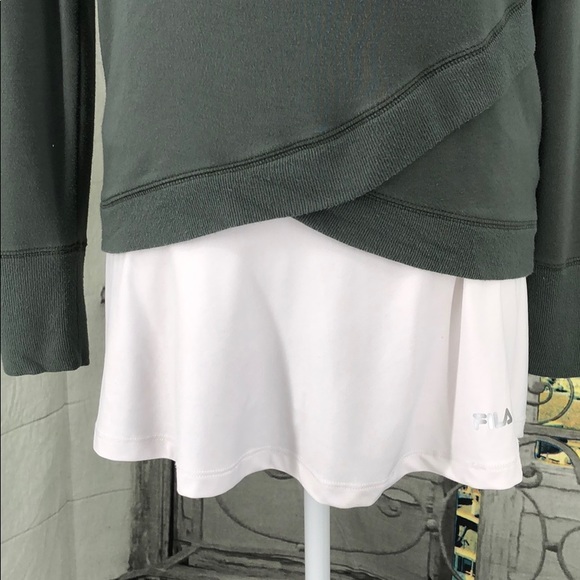 Athleta Criss Cross Wrap Front Sweatshirt Size XS - Picture 3 of 8